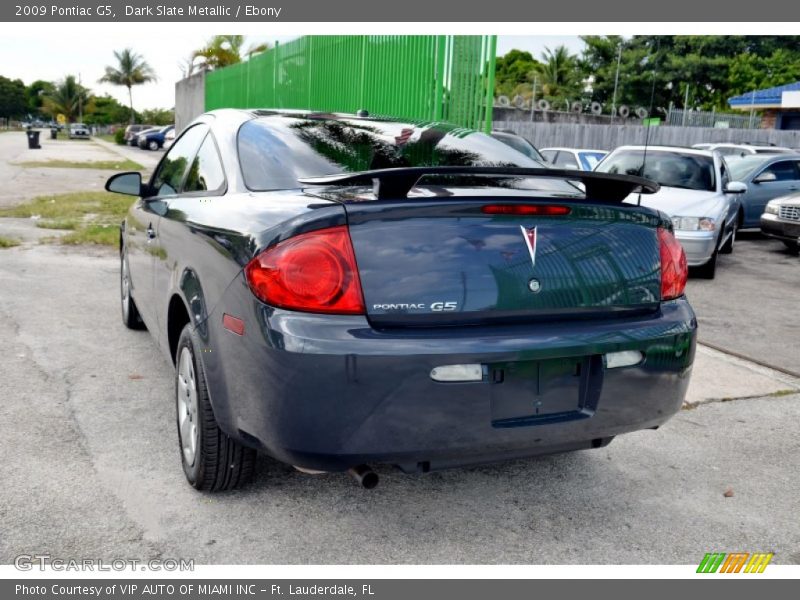 Dark Slate Metallic / Ebony 2009 Pontiac G5