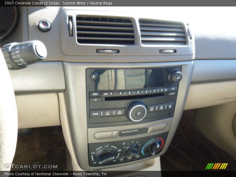 Summit White / Neutral Beige 2007 Chevrolet Cobalt LS Sedan