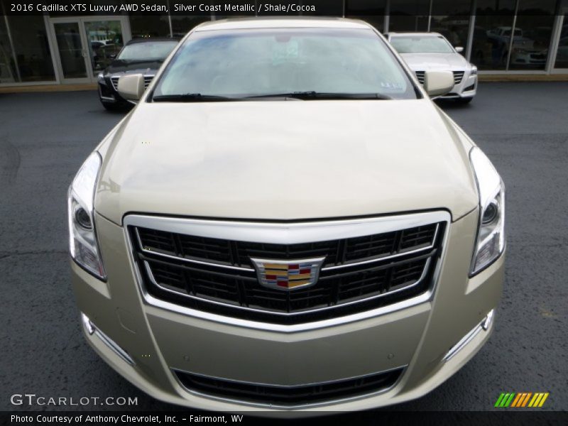 Silver Coast Metallic / Shale/Cocoa 2016 Cadillac XTS Luxury AWD Sedan