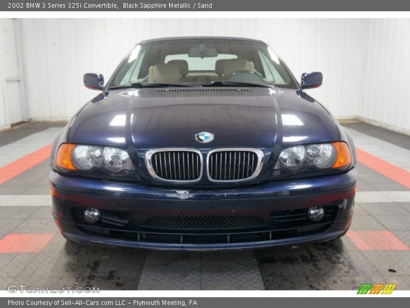 Black Sapphire Metallic / Sand 2002 BMW 3 Series 325i Convertible