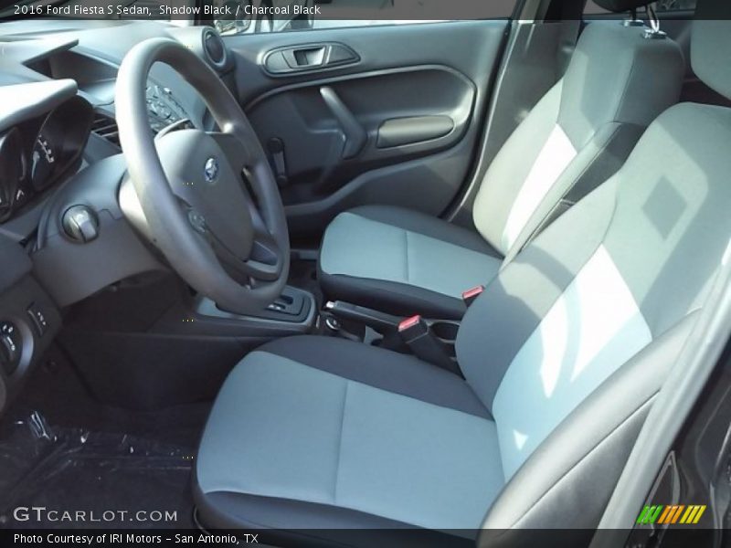 Front Seat of 2016 Fiesta S Sedan