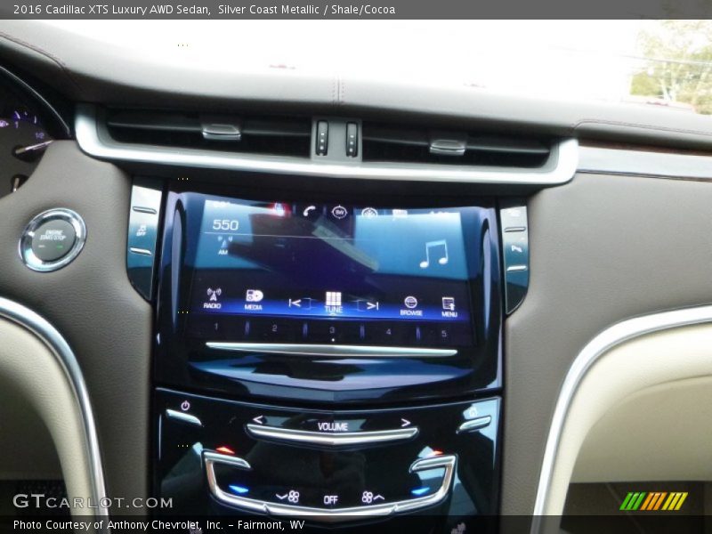 Silver Coast Metallic / Shale/Cocoa 2016 Cadillac XTS Luxury AWD Sedan