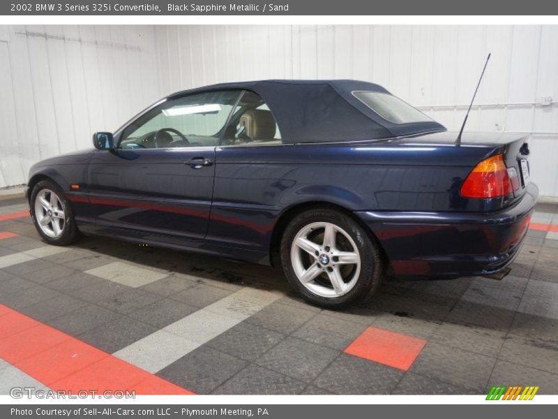 Black Sapphire Metallic / Sand 2002 BMW 3 Series 325i Convertible