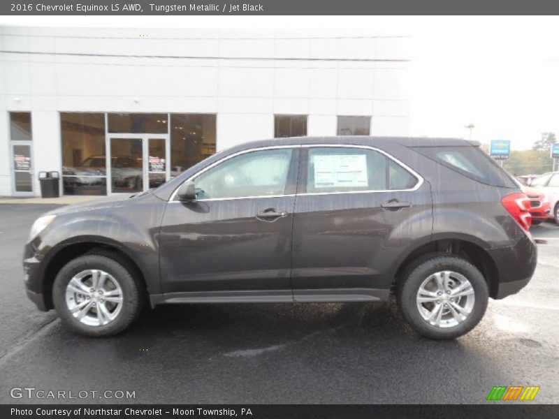 Tungsten Metallic / Jet Black 2016 Chevrolet Equinox LS AWD