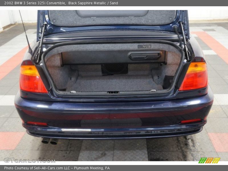 Black Sapphire Metallic / Sand 2002 BMW 3 Series 325i Convertible