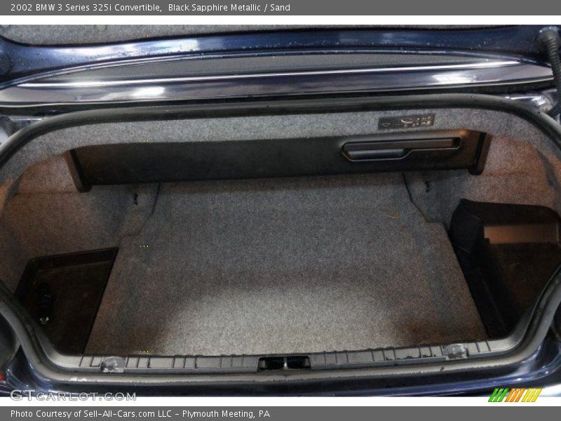 Black Sapphire Metallic / Sand 2002 BMW 3 Series 325i Convertible
