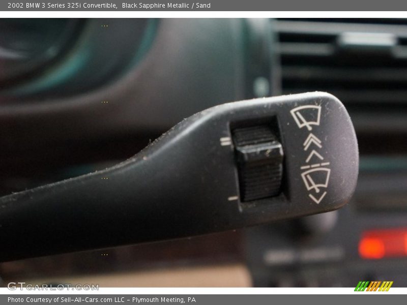 Black Sapphire Metallic / Sand 2002 BMW 3 Series 325i Convertible