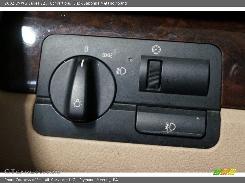 Black Sapphire Metallic / Sand 2002 BMW 3 Series 325i Convertible