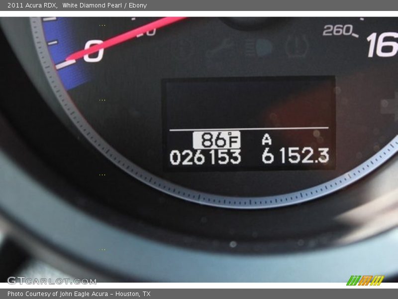 White Diamond Pearl / Ebony 2011 Acura RDX