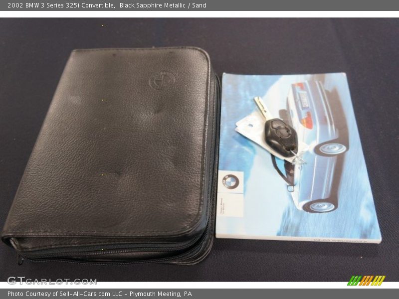 Black Sapphire Metallic / Sand 2002 BMW 3 Series 325i Convertible