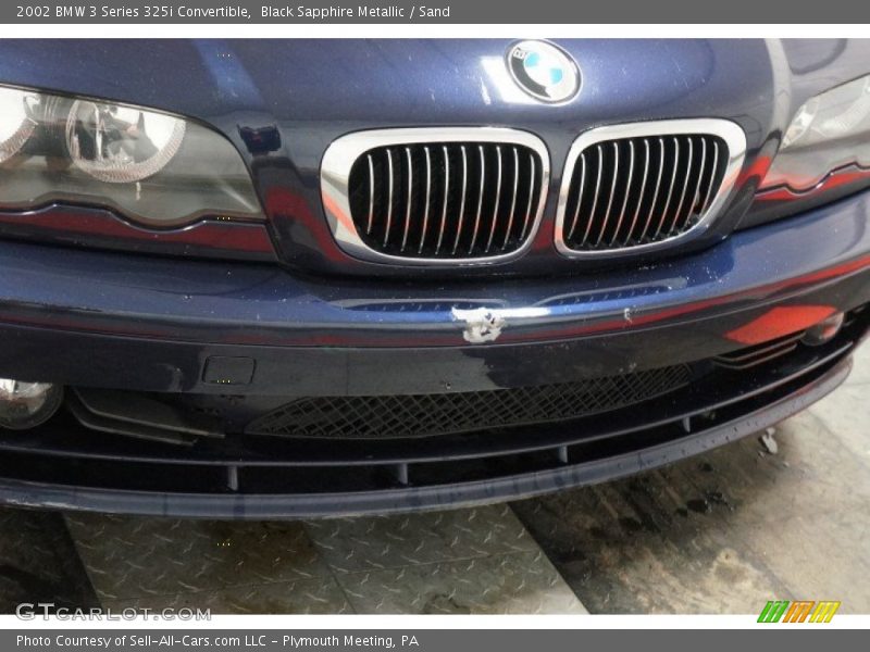 Black Sapphire Metallic / Sand 2002 BMW 3 Series 325i Convertible