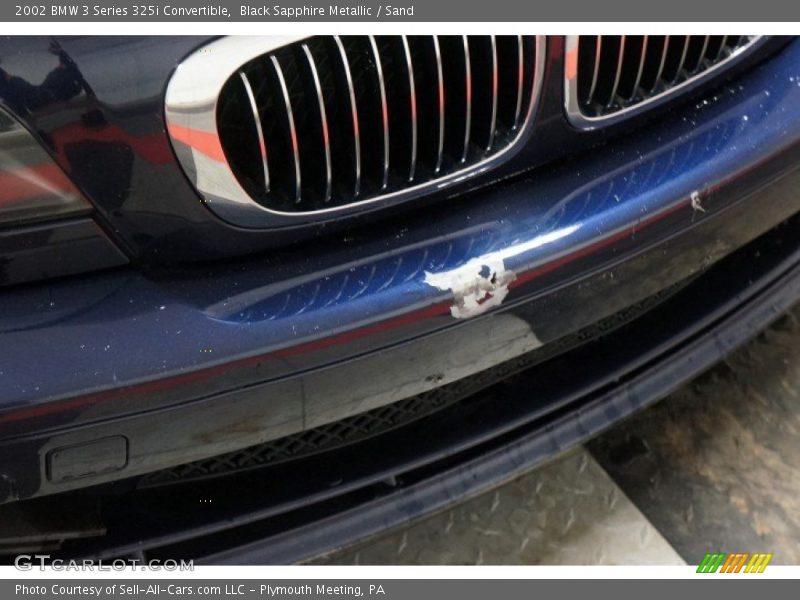 Black Sapphire Metallic / Sand 2002 BMW 3 Series 325i Convertible