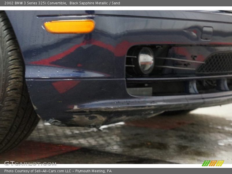 Black Sapphire Metallic / Sand 2002 BMW 3 Series 325i Convertible