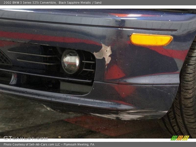 Black Sapphire Metallic / Sand 2002 BMW 3 Series 325i Convertible