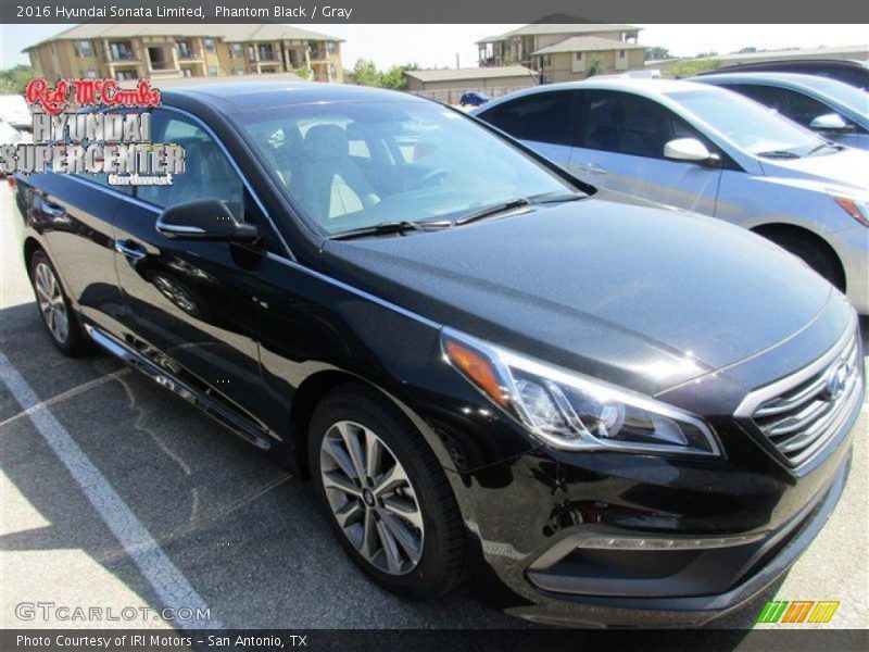 Phantom Black / Gray 2016 Hyundai Sonata Limited