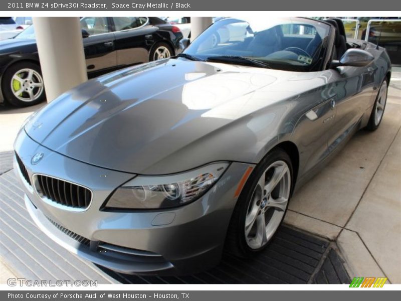 Space Gray Metallic / Black 2011 BMW Z4 sDrive30i Roadster