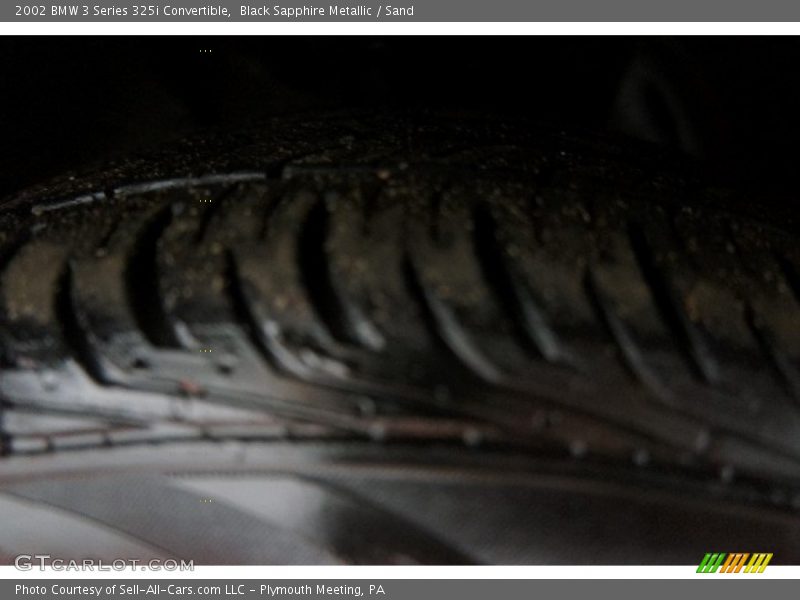Black Sapphire Metallic / Sand 2002 BMW 3 Series 325i Convertible