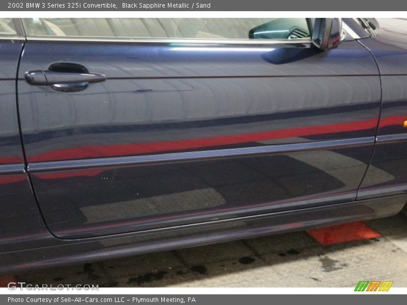 Black Sapphire Metallic / Sand 2002 BMW 3 Series 325i Convertible