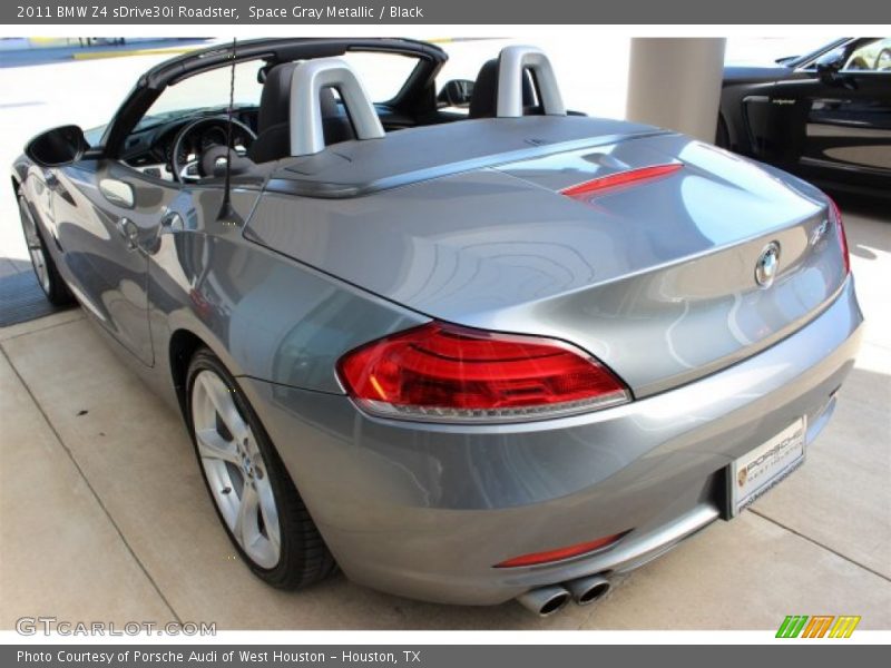 Space Gray Metallic / Black 2011 BMW Z4 sDrive30i Roadster
