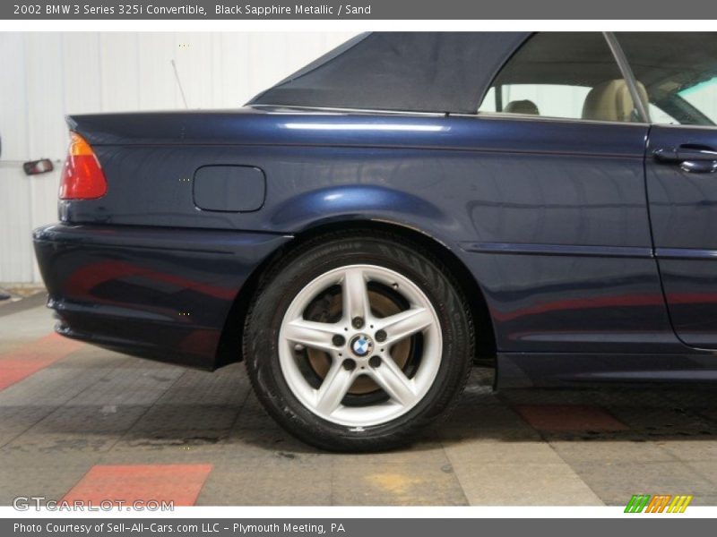 Black Sapphire Metallic / Sand 2002 BMW 3 Series 325i Convertible