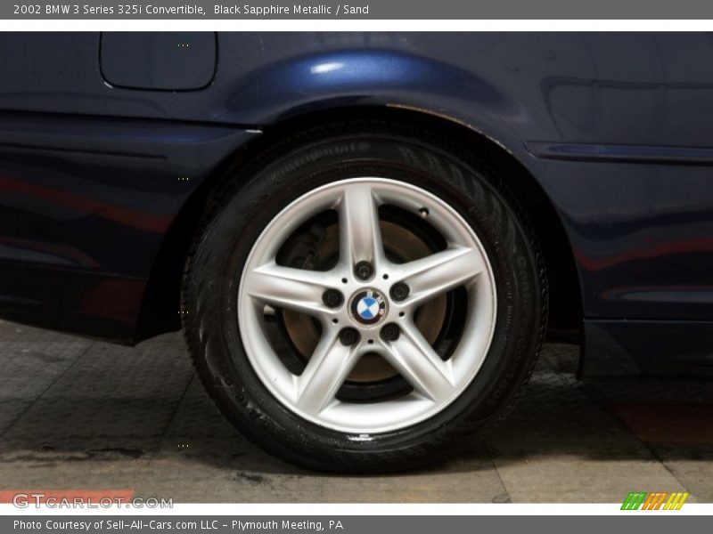 Black Sapphire Metallic / Sand 2002 BMW 3 Series 325i Convertible