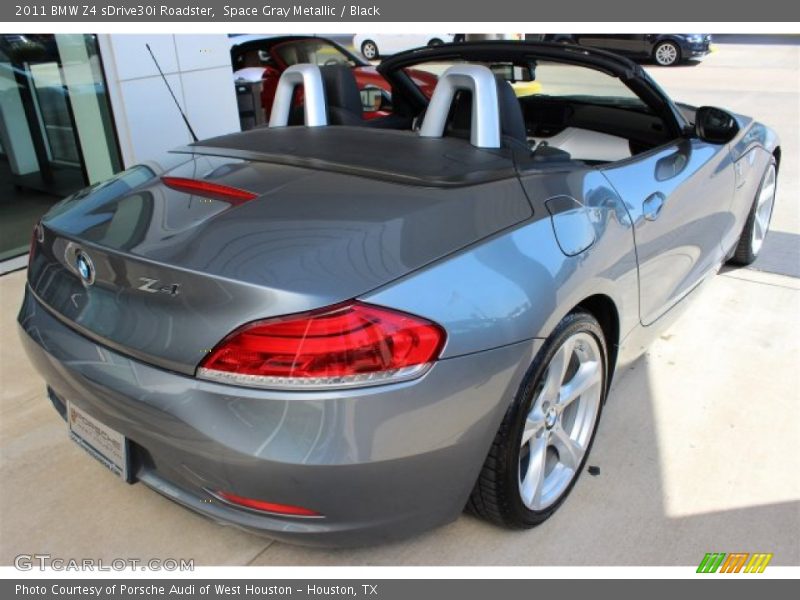 Space Gray Metallic / Black 2011 BMW Z4 sDrive30i Roadster