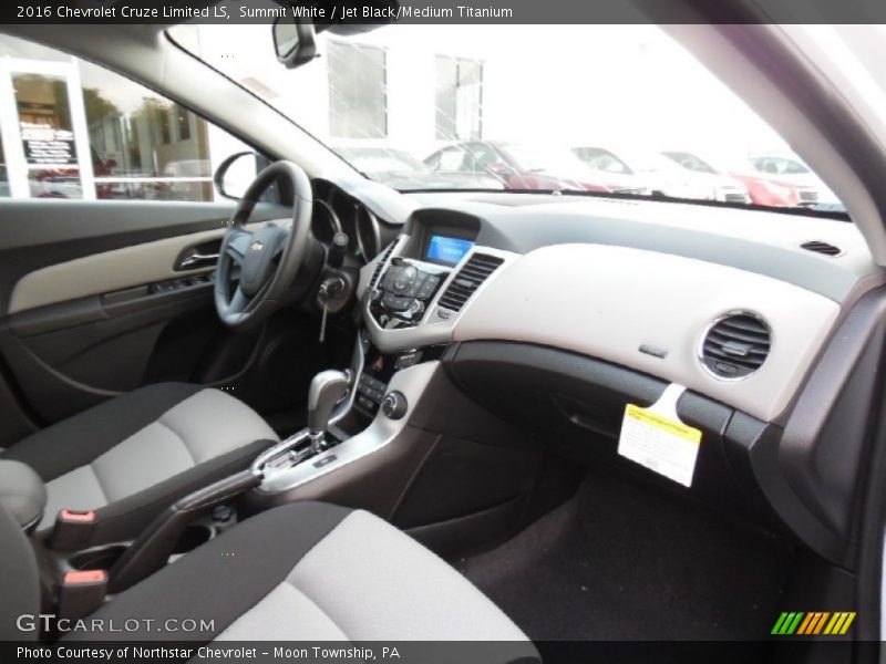 Summit White / Jet Black/Medium Titanium 2016 Chevrolet Cruze Limited LS