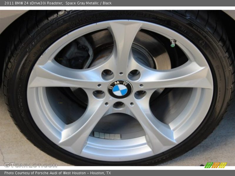 Space Gray Metallic / Black 2011 BMW Z4 sDrive30i Roadster
