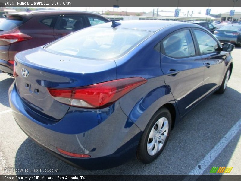 Blue / Gray 2016 Hyundai Elantra SE