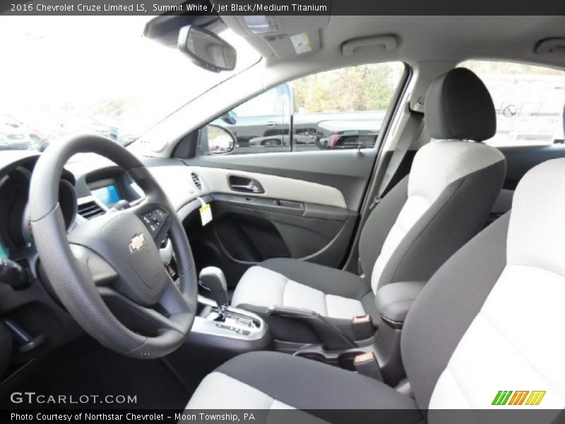 Summit White / Jet Black/Medium Titanium 2016 Chevrolet Cruze Limited LS