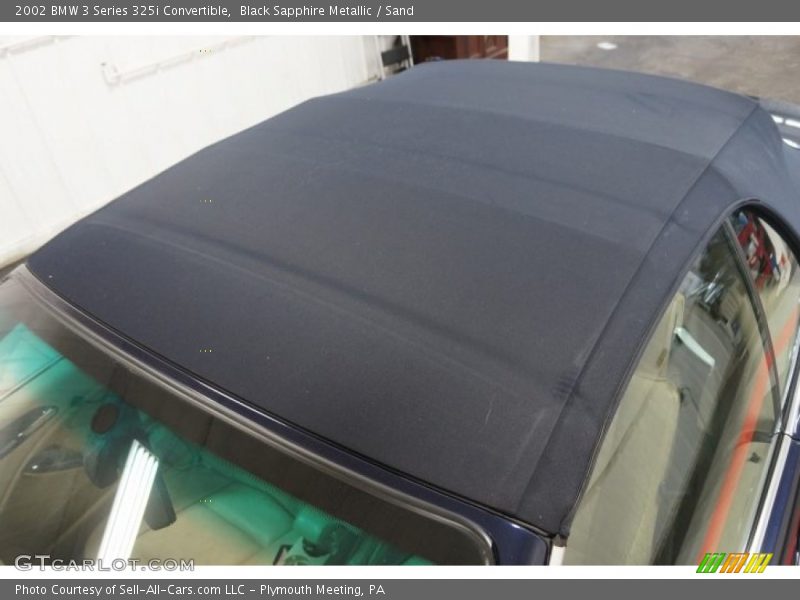 Black Sapphire Metallic / Sand 2002 BMW 3 Series 325i Convertible