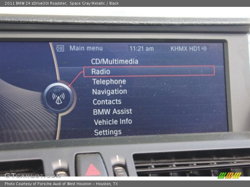 Space Gray Metallic / Black 2011 BMW Z4 sDrive30i Roadster