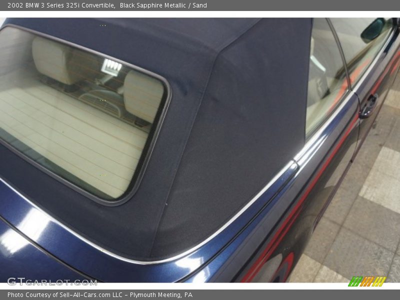 Black Sapphire Metallic / Sand 2002 BMW 3 Series 325i Convertible