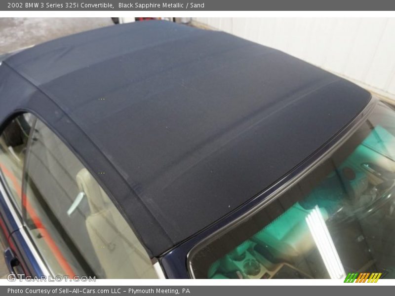 Black Sapphire Metallic / Sand 2002 BMW 3 Series 325i Convertible