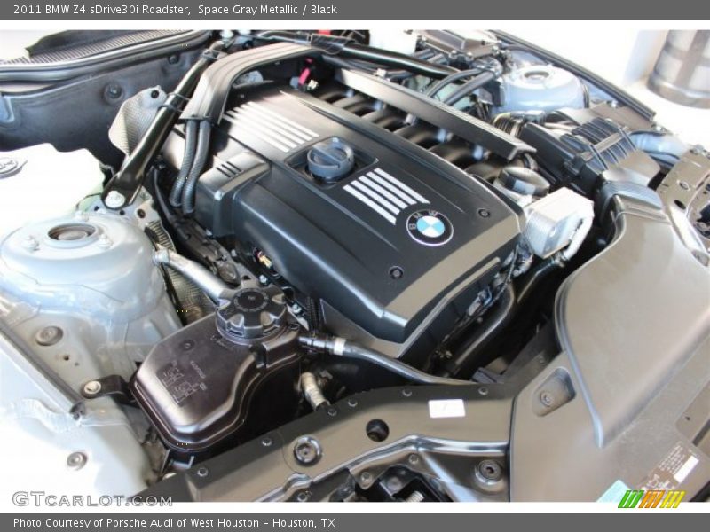 Space Gray Metallic / Black 2011 BMW Z4 sDrive30i Roadster