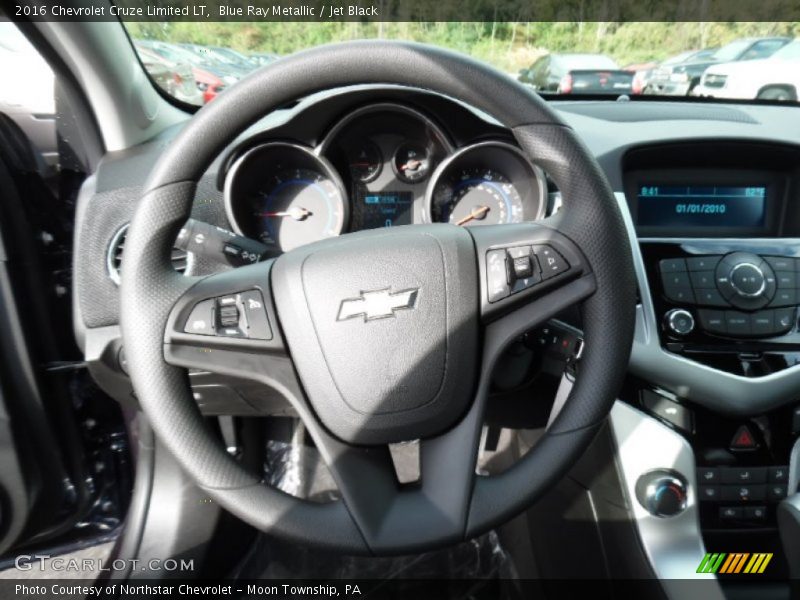 Blue Ray Metallic / Jet Black 2016 Chevrolet Cruze Limited LT