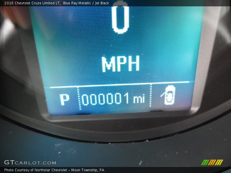 Blue Ray Metallic / Jet Black 2016 Chevrolet Cruze Limited LT