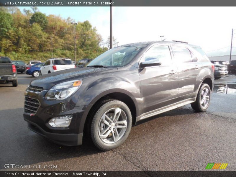 Tungsten Metallic / Jet Black 2016 Chevrolet Equinox LTZ AWD