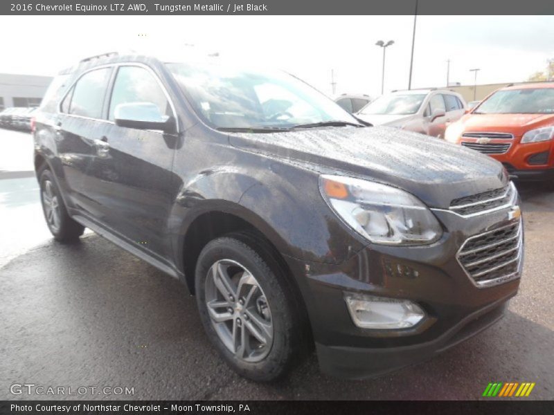 Tungsten Metallic / Jet Black 2016 Chevrolet Equinox LTZ AWD