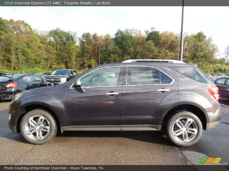 Tungsten Metallic / Jet Black 2016 Chevrolet Equinox LTZ AWD