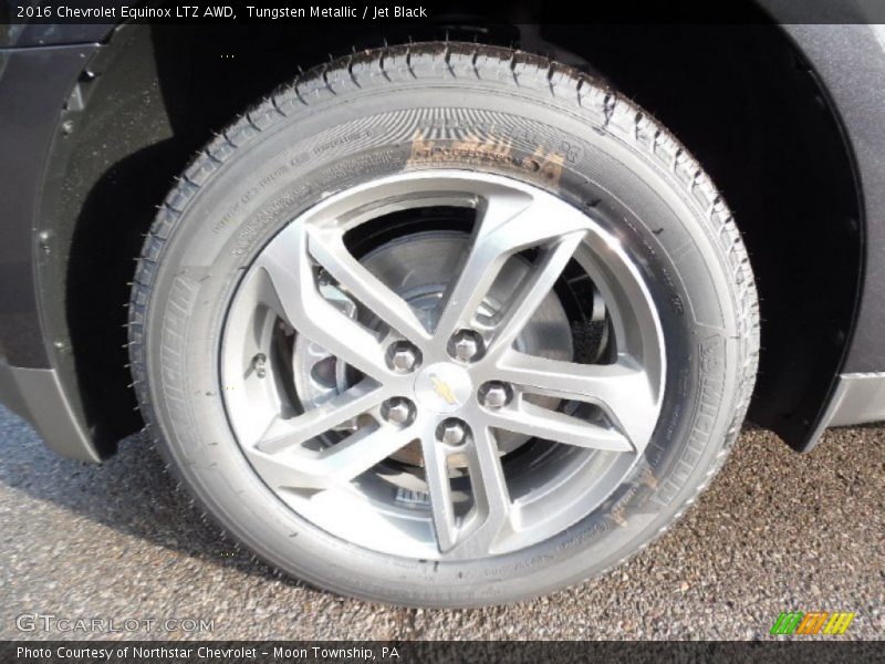 Tungsten Metallic / Jet Black 2016 Chevrolet Equinox LTZ AWD