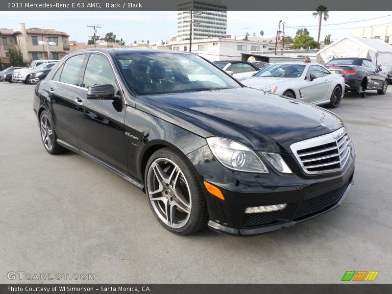 Front 3/4 View of 2013 E 63 AMG