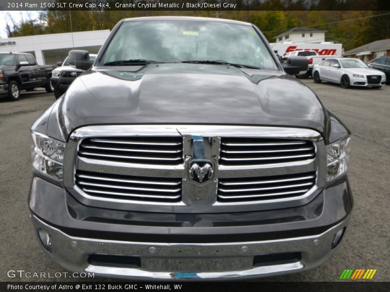 Granite Crystal Metallic / Black/Diesel Gray 2014 Ram 1500 SLT Crew Cab 4x4