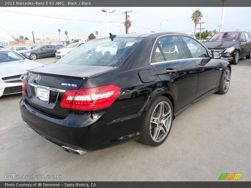 Black / Black 2013 Mercedes-Benz E 63 AMG