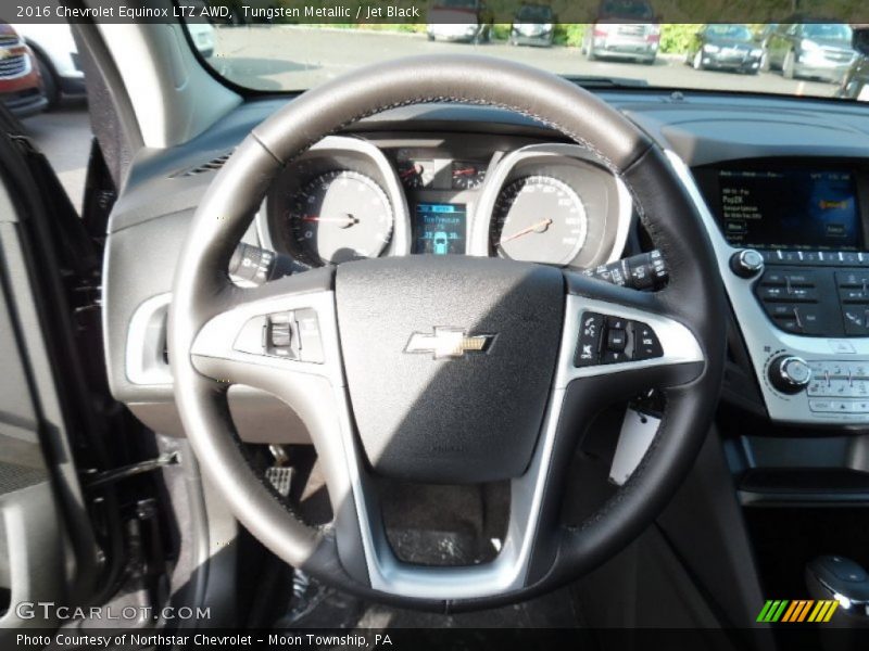 Tungsten Metallic / Jet Black 2016 Chevrolet Equinox LTZ AWD