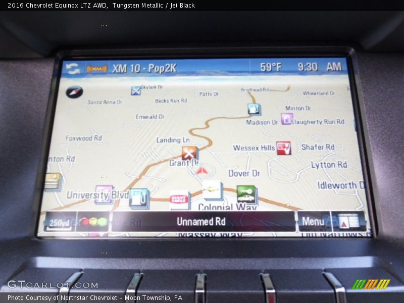 Tungsten Metallic / Jet Black 2016 Chevrolet Equinox LTZ AWD