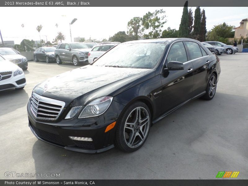 Black / Black 2013 Mercedes-Benz E 63 AMG