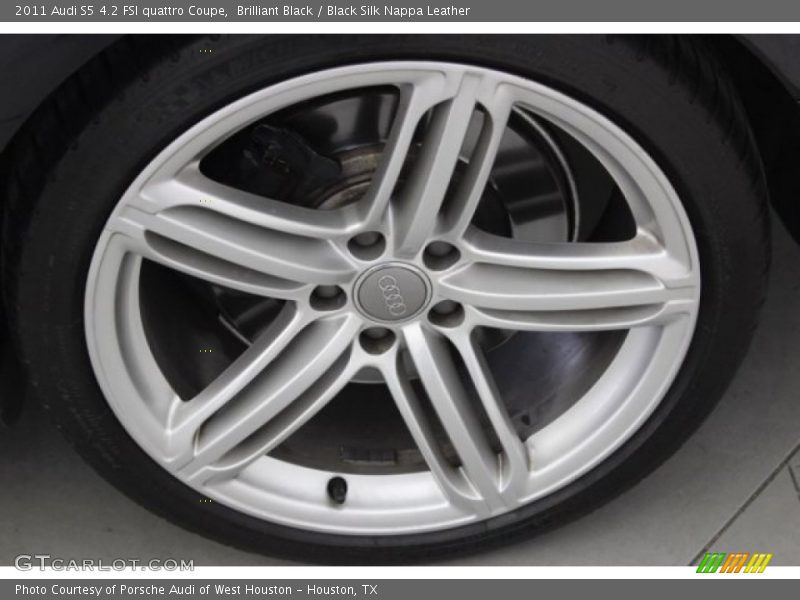 Brilliant Black / Black Silk Nappa Leather 2011 Audi S5 4.2 FSI quattro Coupe
