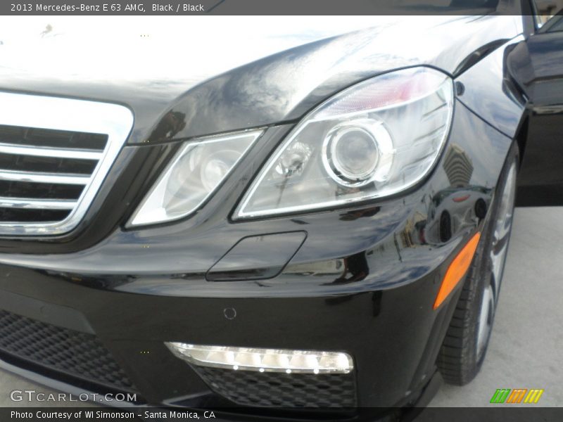 Black / Black 2013 Mercedes-Benz E 63 AMG