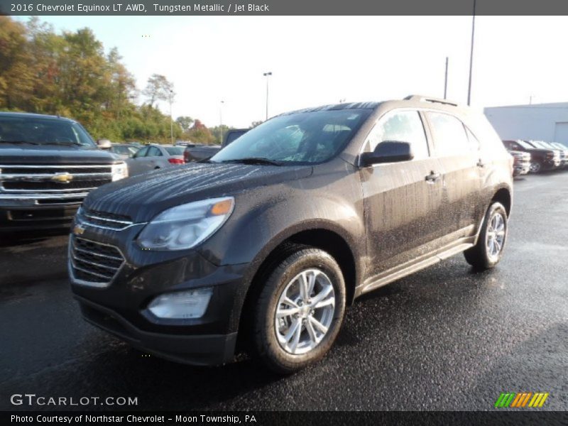 Tungsten Metallic / Jet Black 2016 Chevrolet Equinox LT AWD